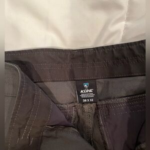 Kuhl pants, size 38x32, charcoal gray.